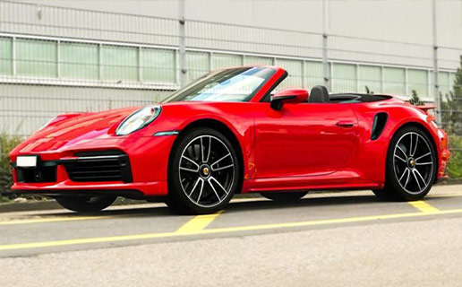 Porsche 911 Turbo S Cabriolet - Red